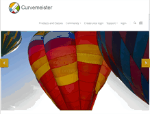 Tablet Screenshot of curvemeister.com